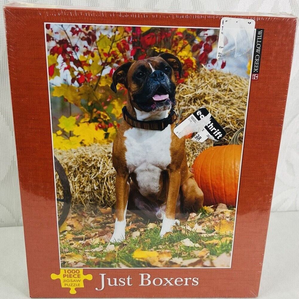 Willow Creek "Just Boxers" 1000 piece jigsaw puzzle 19.25x26.625